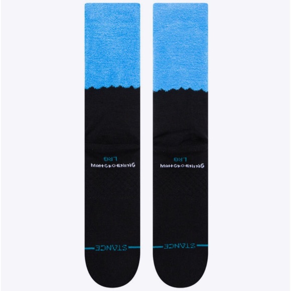 STANCE UNISEX THE SIMPSONS MARGE SIGNATURE BEEHIVE CREW SOCKS COMBED COTTON NWT - Picture 3 of 8